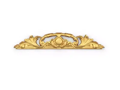 Classic carved decor ornament 359 3D model