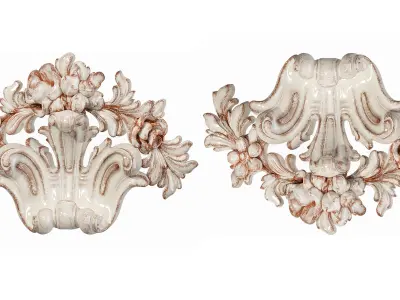 Classic carved 129 3D model