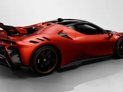 Ferrari SF90 Low-poly 3D model