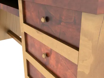 Office Table Free low-poly 3D model