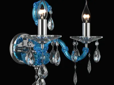 698625 ChampaBlu Osgona Sconce 3D model
