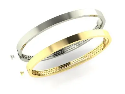 Bracelet LOVE  two options  3D print model