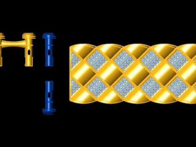 cuban chain luxury 3D print model