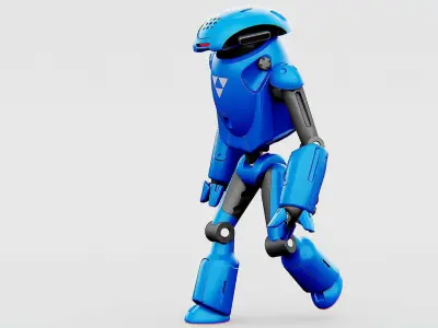 UTILITY BOT SOPHIE Rigged for Unreal Engine - Unity - MIXAMO  3D model