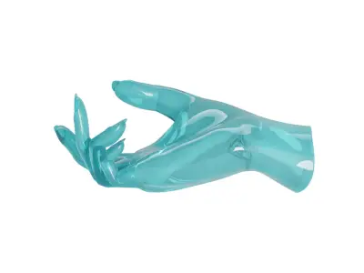 Hand shaped Bowl 3D model
