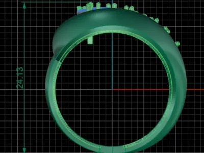 jewelry ring 219 3D print model