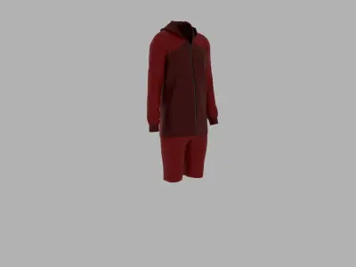 Sport Suit Low-poly 3D model 46