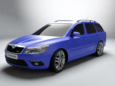 Skoda Octavia RS 2010 3D model