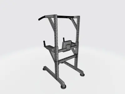Horizontal bar 3D print model