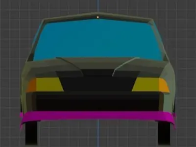 Alfa-Romeo 33 Low-poly 3D model