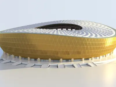 lusail stadium - fifa world cup 2022 qatar 3D model