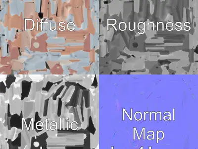 Portable Teleportation Device Suitcase Low-poly 3D model