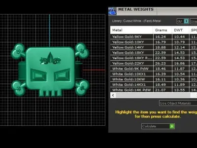 stylish skull ring  PANDANT 3D PRINTABLE MODAL  3D print model