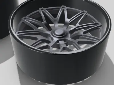 20inch Schott Clever Levers Wheels 3 offsets w Tires 3D print model