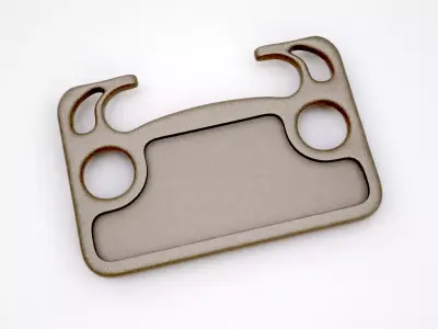 steering wheel tray Low-poly 3D model