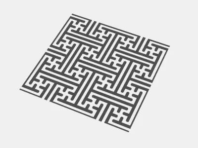 decorativ plate designe 3D model