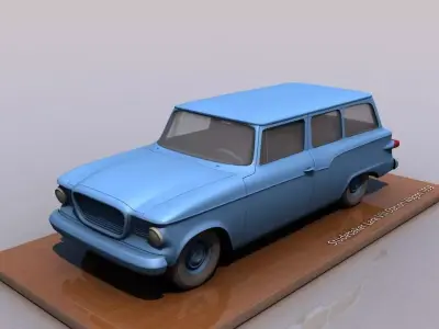 Studebaker Lark VII Station Wagon 1959 3D print model