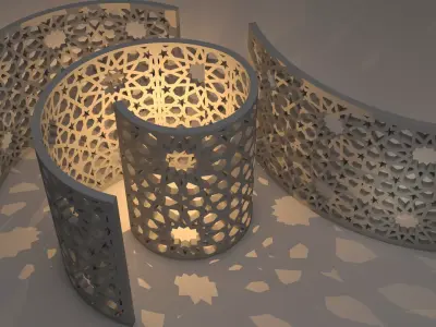 Decorative Wall 3D model
