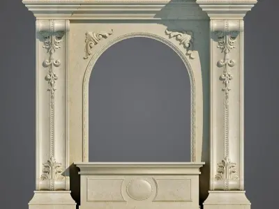 Arched doorway Arch in classic style 3D model 3D model