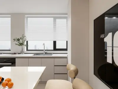 Kitchen Modern interior 94 3D model