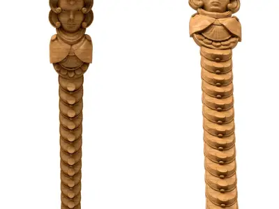 3D Model STL Column 3D model