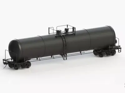 30 000 Gallon Tank Car - H0 scale 3D print model