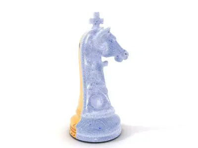 Ornate Ivory Knight model pack Low-poly 3D model