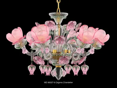 89337 Osgona Collection of Murano Glass Lamps 3D Model Pack
