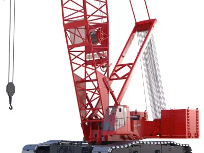 Crawler Crane Manitowoc 16000 3D model