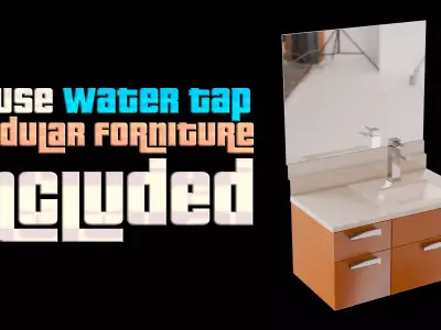 House water tap 3D model