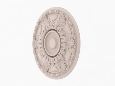 Classic Ceiling Medallion 34 3D model