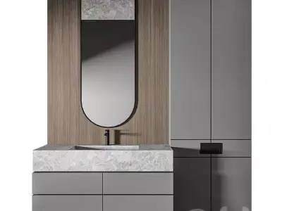 Luxury Bathroom 284 3D model