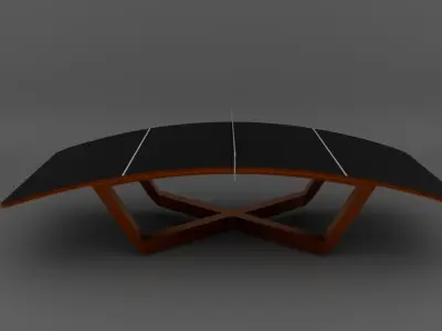 teqball table 3D Model 3D model