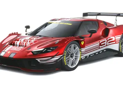 Ferrari 296 GT3 EVO 2026 3D model