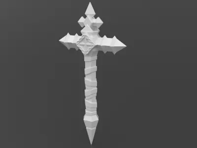 Castlevania Lords of Shadow 1 and 2 Weapons Bundle Print Models 3D Model Collection