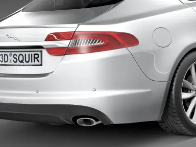 Jaguar XF 2013 3D model