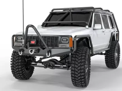 Jeep Cherokee XJ 1999 Off Road  3D model