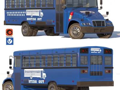 PRISON BUS   3D model
