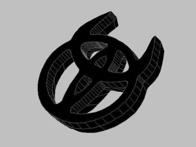 Toyota Logo 3D print model