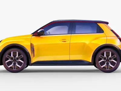 Renault 5 2025 New Low-poly 3D model