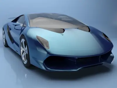 3d model of sport car 3D model