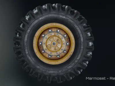 Wheel - Off-Road 3D model