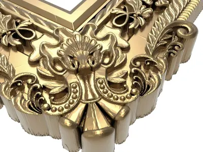 Carved Picture Frame 3D model