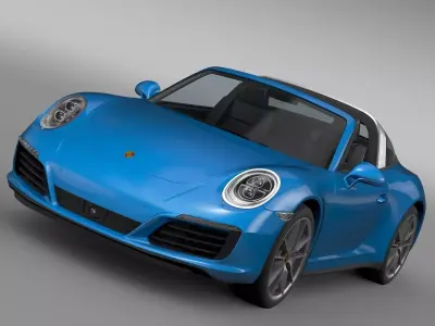 Porsche 911 Targa 4 991 2016 3D model