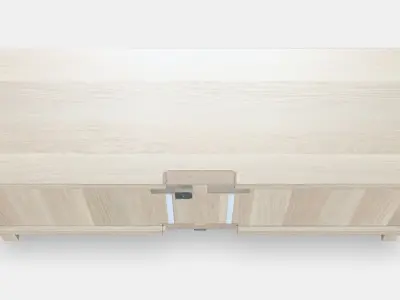 BESTA TV bench with drawers 12 Low-poly 3D model