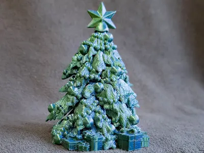 Flexy Christmas tree Free 3D print model