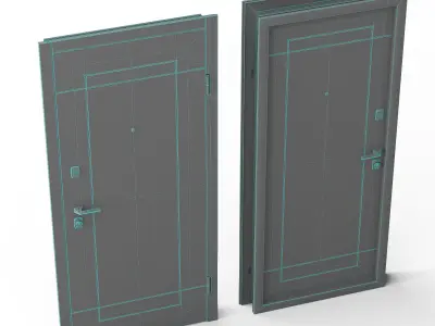Xaleas Door 3D model