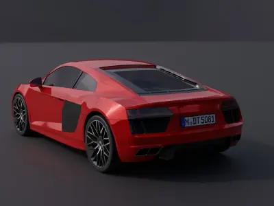 Generic Sports Car 3 Low-poly 3D model