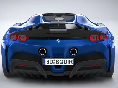 Ferrari SF90 Spider 2021 3D model