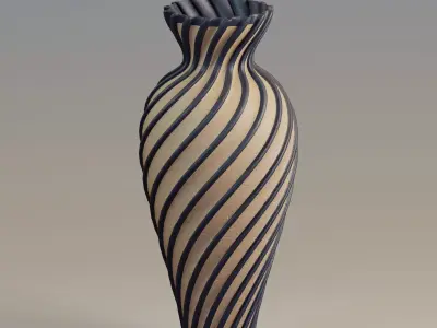 Vase 01 3D model purchase